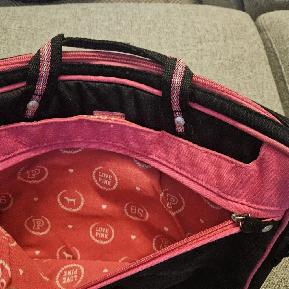 RARE Victoria Secret Pink y2K HEART Bling DOG Laptop Bag Case